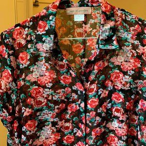 Band of Gypsies Floral Blouse